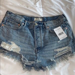 Free People Denim Shorts